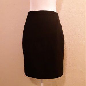 Express Design Studio Black Fully Lined Officecore Corpcore Pencil Skirt